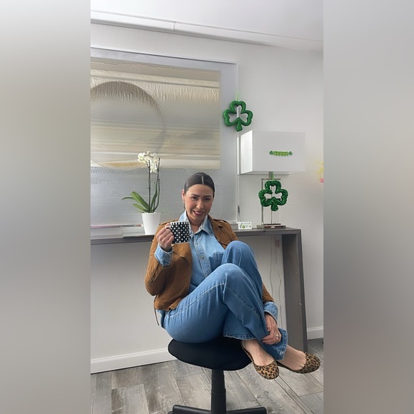 Suede brown jacket size S - Picture 7 of 8